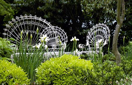 wire chairs